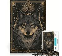 Lupine Gaze for Adults 1000 Piece Jigsaw Puzzle Sharp Mind Creative Fun Family Pastime Art Display (50x75cm)