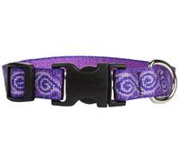 Lupine Jelly Roll Patterned Adjustable Dog Collar for Medium/ Large Dogs 3/4-inch/ 13 - 22-inchJelly Roll Patterned