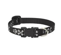Lupine lil Bling Patterned Adjustable Dog Collar for Small Dogs 1/2-inch/ 8 - 12-inchlil Bling Patterned