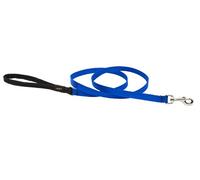 Lupine Padded Handle Dog Lead, 1/2-inch/ 6 ft, Blue