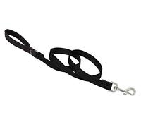 Lupine Padded Handle Dog Lead, 3/4-inch/ 4 ft, Black