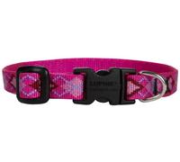 Lupine Puppy Love Patterned Adjustable Dog Collar for Small Dogs, 1/2-inch/ 8 - 12-inch