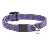 LupinePet Eco 1/2" Lilac Cat Safety Collar with Bell, 8-12"
