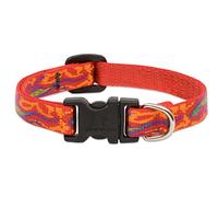 LupinePet Originals 1/2" Go Go Gecko 10-16" Adjustable Collar for Small Dogs