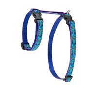 LupinePet Originals 1/2" Rain Song 9-14" H-style Harness for Small Pets