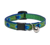 LupinePet Originals 1/2" Tail Feathers Cat Safety Collar with Bell, 8-12"