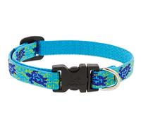 LupinePet Originals 1/2" Turtle Reef 6-9" Adjustable Collar for Extra Small Dogs …