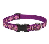 LupinePet Originals 3/4" Rose Garden 9-14" Adjustable Collar for Small Dogs