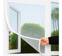 LUPO Window Fly Screen for Windows - Flexible Insect Mesh Net | Hook & Loop Bug Screen | Easy-Fit Mosquito Netting | Window Insect Screen | Reusable | Blocks Flies, Wasps & Insects
