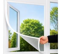 LUPO Window Fly Screen Mesh - Hook & Loop Bug Net, Cut to Size, Reusable