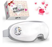 Lupow Eye Massager with Heat, Smart Eye Mask with Volume Control & Silent Mode for Eye Strain, Migraine, Dry Eye Relief with BT Music, Eye Care Birthday Gifts for Women&Man, Portable Travel-Friendly