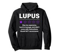 Lupus 1 Star Rating Funny Lupus Awareness Fighting Lupus Pullover Hoodie