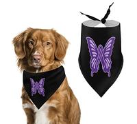 Lupus Awareness Butterfly Dog Bandanas Triangle Dog Bibs Cute Pet Scarf Kerchief for Small Medium Large Pet