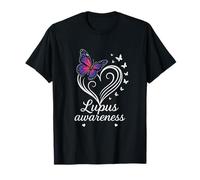 Lupus Awareness - Butterfly Heart Survivors Support T-Shirt