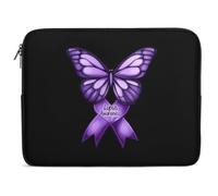 Lupus Awareness Butterfly Laptop Case Sleeve Bag 10inch Durable Shockproof Protective Computer Carrying Cover Briefcase