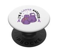 Lupus Awareness Products I'm A Lupus Warrior PopSockets Adhesive PopGrip