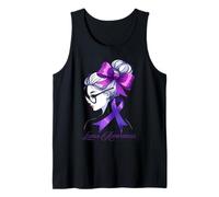 Lupus Awareness Purple for Women Girls Warrior Survivor Tank Top