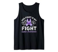 Lupus Awareness Ribbon Purple Her Fight's My Fight Support Tank Top