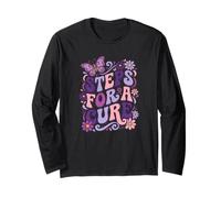 Lupus Awareness Steps for A Cure Purple Butterfly Lupus Walk Long Sleeve T-Shirt