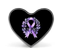 Lupus Fight Cancer Ribbon Enamel Lapel Pin Heart Badge Brooches for Women Men Jewelry Backpack Hats Decor