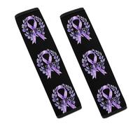 Lupus Fight Cancer Ribbon Universal Car Seat Belt Cover Comfortable Belt Pads Funny Seat Straps Cushion