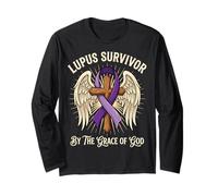 Lupus Survivor By The Grace of God Long Sleeve T-Shirt