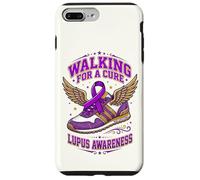 Lupus Walking for A Cure Purple Ribbon Shoe Awareness Walk Case for iPhone 7 Plus/8 Plus