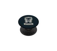 Lupus Warrior Butterfly Purple Ribbon PopSockets Adhesive PopGrip