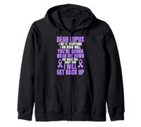 Lupus Warrior Lupus Awareness Dear Lupus Zip Hoodie