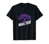 Lupus Warrior - Purple Ribbon Awareness Quote T-Shirt