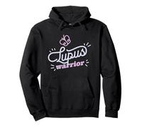 LUPUS WARRIOR Purple Ribbon Butterly Awareness SLE Meme Pullover Hoodie