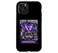 Lupus Warrior Unbreakable Purple Butterfly Wolf Pack Bootleg Case for iPhone 11 Pro