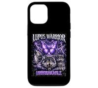 Lupus Warrior Unbreakable Purple Butterfly Wolf Pack Bootleg Case for iPhone 12/12 Pro