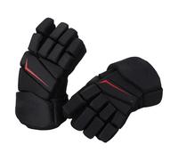 Luqeeg 1 Pair Ice Hockey Gloves, Breathable Lacrosse Gloves Finger Protective Gloves Nylon Fabric EVA Foam Hockey Gloves Hockey Player Gloves for Hockey, Roller Hockey, (22.86cm / 9inch)