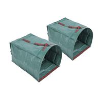 Luqeeg 200L Garden Leaf Bag, Semicircle Shape Yard Waste Bag Large Capacity Leaf Collector with Rain Proof Coating for Outdoor Indoor Use Gardening Landscaping
