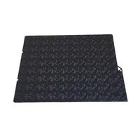 Luqeeg 264x276mm PEY Double Sided Build Plate, Spring Steel 3D Printer Platform, Dual Texture Reusable High Temp Platform with Non Magnetic Base, Ideal for