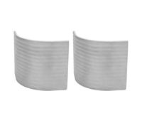 Luqeeg 2Pcs Marine Deck Corner Cap, Pontoon Protector, Sturdy High Strength Aluminum Boat Deck Cap for 90 Degree Rounded, with Universal Design