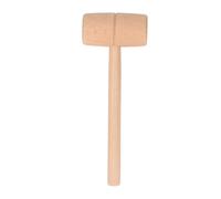 Luqeeg 2Pcs Wood Hammer, Inset Joint Multi Purpose Wooden Mallet with Secure Head & Handle, Ideal for Factories, Furniture Installation, Woodworking, Carving & Seafood Cracking (Medium)