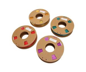 Luqeeg 4Pcs 1.75mm PLA 3D Printer Filament, Dual Color Changing Material Filament, Smooth Printing with Dimensional Accuracy + - 0.02mm, Ideal for Art, Crafts, DIY, Home,