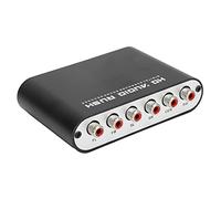 Luqeeg 5.1 C H DTS Converter, AC 3 Audio Decoder Dual-channel SPDIF Optical Input Digital Optical Coax to Analog Audio Interface Functions Are Complete for Home Concert Hall Cinema (Host+USB+