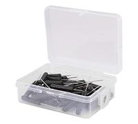 Luqeeg 50 Pcs Military Geomorphology Map Push Pin, Portable Thumb Tack, with Transparent Box Suitable for Cork Board, Office and Daily Life