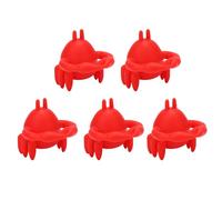 Luqeeg 5pcs Plant Propagation Friends, Red Crab Plant Cutting Holder, Cute Vegetation Propagation Support Growth Tool for Shoots, Sprouts, Stems, Flowers, Vegetables