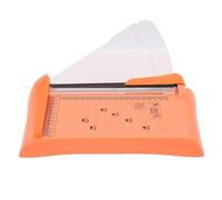 Luqeeg 8 Inch Mini Paper Trimmer Non Slip Base Red Portable Cutter