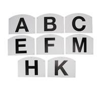 Luqeeg 8Pcs Dressage Letters, Wall Mount Dressage Markers Signs Include A B C E H Equestrian Athletes Letters for Horse Enthusiasts Trainers Equestrians, 27x20cm
