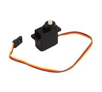 Luqeeg 9G Steering Servo Motor, Low Noise Servo with Plastic Gears, 4.8-6V RC Accessory, Ideal for AE86, Fixed Wing Gliders & Drones