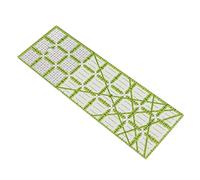 Luqeeg Acrylic Quilting Ruler, Quilting Guide Template, Sewing Ruler Transparent Sturdy Durable Marked with 30 45 60 Degrees, Ideal for Fabric Cutting Sewing Craft DIY