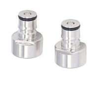 Luqeeg Ball Lock Conversion Kit, Keg Coupler Adapter, Stainless Steel Quick Disconnect with Food Grade Silicone, Ideal for A D S G Type Beer Kegs