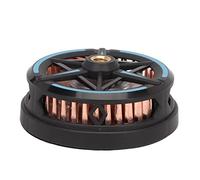 Luqeeg Black Mobile Phone Cooling Fan, Powerful Fan with TEC Algorithm Cooling System for Gaming, Live Streaming, Outdoor Vlog, Magnetic Design, Aviation Aluminum Material