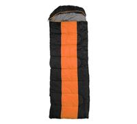 Luqeeg Camping Heated Sleeping Bag, USB Powered with 3 Adjustable Temperature Settings Portable Electric Heating Cold Weather Year Round Versatility Sleeping Bag for Travel Camp (Orange)