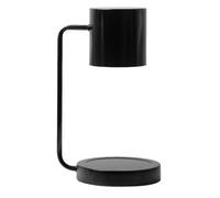 Luqeeg Candle Warmer Lamp with Timed Dimming Switch Scented Wax Warmer Table Lamp Flameless Wax Melter for Birthday Gifts Bedroom Vintage Home Decor Christmas Decorations Black